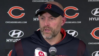 Chicago Bears head coach Matt Nagy speaks on Bears' red-zone inefficiency,  stout defense in 'MNF' loss