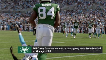 Jets wide receiver Corey Davis announces he's stepping away from