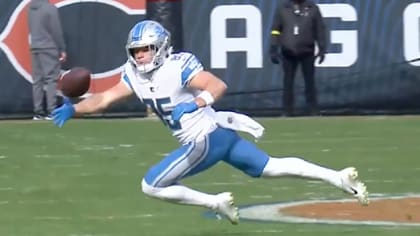 Detroit Lions wide receiver Tom Kennedy (85) runs after a catch