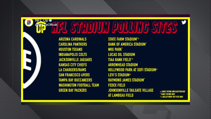 SoFi Stadium serving as voting centre in NFL vote initiative