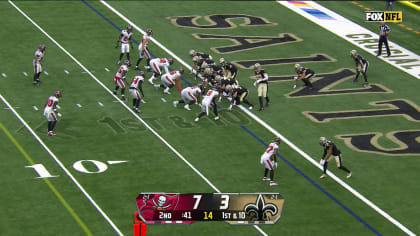 Watch: Antoine Winfield Jr. forces Saints fumble to set up Bucs' score