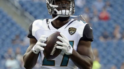 NFL Network reporter James Palmer on the field before an NFL