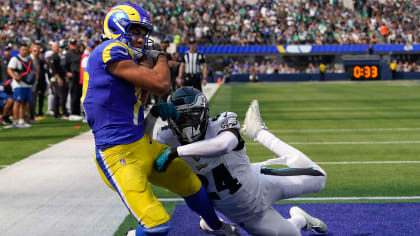 Los Angeles Rams wide receiver Puka Nacua's eye-catching one-handed catch goes  for 26-yard gain