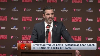 Browns introduce Kevin Stefanski as head coach