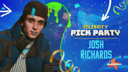 Celebrity pick party: Nickelodeon Slimetime Team vs. social media  personality Josh Richards