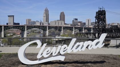 NFL jerseys and team costumes seen in downtown Cleveland during the 2021 NFL  Draft 