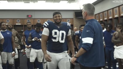 Jacoby Brissett breaks down Indianapolis Colts huddle in postgame locker  room speech