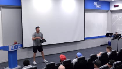 Hard Knocks:' Detroit native rapper Eminem pays the Lions a visit