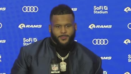 Watch: Emotional Aaron Donald shares what it means to be a Super