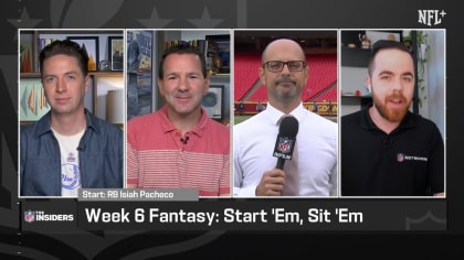 Fantasy Football Start' Em, Sit' Em Week 6 & TNF Preview