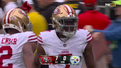 Can't-Miss Play: San Francisco 49ers linebacker Dre Greenlaw's ball-jarring  hit ends with cornerback Charvarius Ward's 40-yard fumble recovery