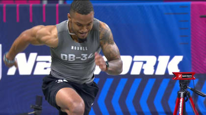 NFLN: Jakorian Bennett runs 4.30 40-yard dash at 2023 Combine