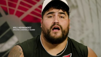 Arizona Cardinals guard Will Hernandez (76) during the first half