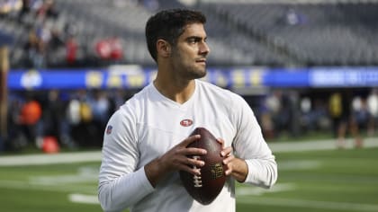 49ers News: Jimmy Garoppolo says his shoulder injury affects every throw -  Niners Nation