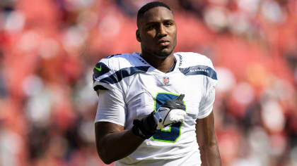 Carlos Dunlap of the Seattle Seahawks celebrates with teammates after  News Photo - Getty Images