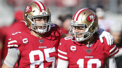 49ers' George Kittle wears famous Jimmy Garoppolo on his shirt after win  over Seahawks