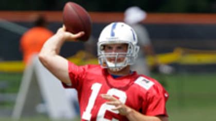 Colts' Andrew Luck Completes N.F.L. Arrival - The New York Times