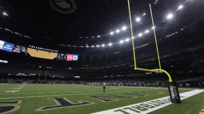 NFL New Orleans Saints Football Action in the Superdome, New Orleans,  Louisiana