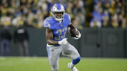 Running back Kerryon Johnson returns to the NFL 