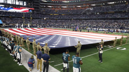 Photos: Salute to our heroes! Dallas Cowboys honor service members at AT&T  Stadium