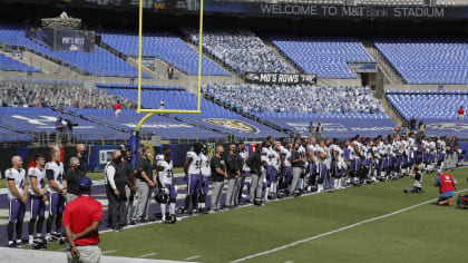 Bills, Jets remain in locker room for national anthem, 'Lift Every