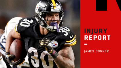 Injuries: Tomlin doesn't rule out James Conner vs. Pats
