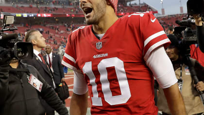 49ers' Jimmy Garoppolo buoyed by support of teammates as NFC title