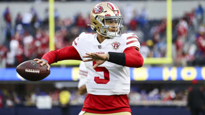 49ers QB Trey Lance to miss one week with injured finger