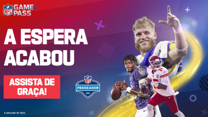 ASSISTA A TODOS OS JOGOS NO NFL GAME PASS!