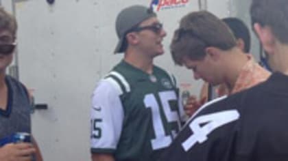 Johnny Manziel wore Tim Tebow jersey at Texas fraternity party