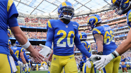 Dec 15, 2019: A Los Angeles Rams fan dresses up during an NFL game