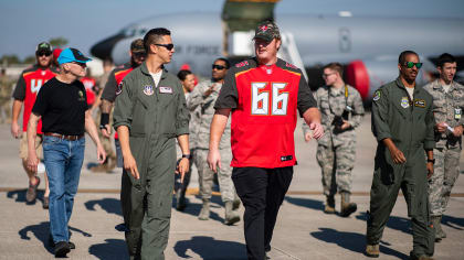 bucs training camp military day