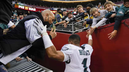 Philadelphia QB Jalen Hurts urges NFL to act over Washington barrier  collapse, NFL