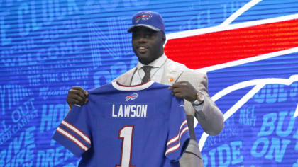 STS - BILLS SHAQ LAWSON GAME WORN BILLS JERSEY