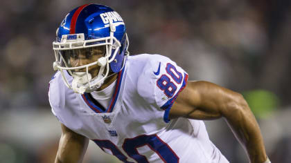 16 September 2012: New York Giants wide receiver Victor Cruz (80) warms up  before the start of a week 2 NFL NFC matchup between the Tampa Bay Buccanee  Stock Photo - Alamy