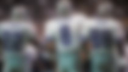 The triplets -- Dallas Cowboys running back Emmitt Smith (22), quarterback Troy Aikman (8) and wide receiver Michael Irvin (88) -- during the NFC Championship Game, a 38 - 27 victory over the Green Bay Packers on Jan. 14, 1996, at Texas Stadium in Irving, Tex.  ( Al Messerschmidt via AP)