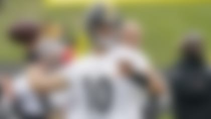 Pittsburgh Steelers quarterback Mitch Trubisky takes part in a drill during practice at their NFL football training camp facility in Latrobe, Pa., Wednesday, July 27, 2022. (AP Photo/Keith Srakocic)