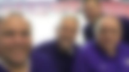 Cartersville Mayor Matt Santini (far left with fellow CHS broadcast crew members Don Startup, Josh Brock and Jack Howell) doubles as the team's play-by-play man. (Courtesy of Cathy Sharpe)