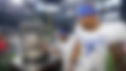 Nov 5, 2022; Arlington, Texas, USA; The Air Force Falcons celebrate after beating the Army Black Knights 13-7 to capture the Commanders in Chief trophy at the Commanders’ Classic at Globe Life Field. Mandatory Credit: Danny Wild-USA TODAY Sports