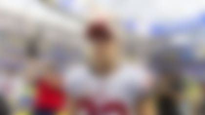 San Francisco 49ers running back Christian McCaffrey (23) walks off the field after the 49ers defeat the Los Angeles Rams 31-14 in an NFL football game, Sunday, Oct. 30, 2022, in Inglewood, Calif. (AP Photo/Jeff Lewis)