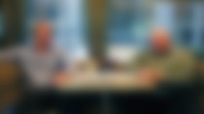 NFL commissioner Roger Goodell, left,  and Pro Football Hall of Fame coach John Madden leave the NFL offices aboard Madden's bus the 'Madden Cruiser, ' to visit training camps, Tuesday, Aug.  3, 2010 in New York. (AP Photo/David Goldman)