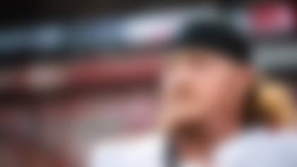 TAMPA, FL - September 19, 2021 - Center Ryan Jensen #66 of the Tampa Bay Buccaneers before the game between the Atlanta Falcons and Tampa Bay Buccaneers at Raymond James Stadium. The Buccaneers won the game, 48-25. Photo By Kyle Zedaker/Tampa Bay Buccaneers