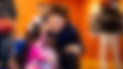 Pat Mahomes and Travis Kelce make a surprise visit to a family in need. While there, representatives from KC Southern and the Guadalupe Centers will inform the family that they will help pay for their home utilities for a year’s duration via the Guadalupe Centers’ Family Support Services programming. During the visit, Pat and Travis also brought along food and gifts for the family.