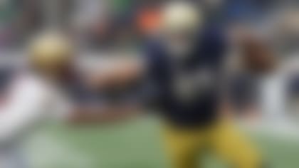 Notre Dame's Michael Mayer had at least one reception in all 36 games of his collegiate career and is the school's all-time leader in catches by a tight end.