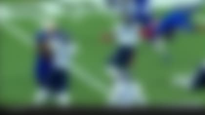 Ekeler's incredibly ambitious hurdle has dramatic front-flip ending