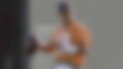 Tampa Bay Buccaneers quarterback Tom Brady during an NFL football training camp practice Thursday, July 28, 2022, in Tampa, Fla. (AP Photo/Chris O'Meara)