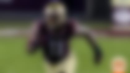 Florida State edge rusher Jermaine Johnson II leads all Power Five players with four sacks entering the third week of the 2021 college football season. (Gary McCullough/AP)