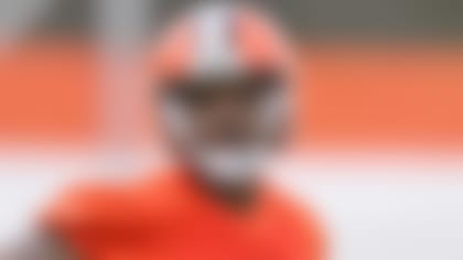 FILE - Cleveland Browns quarterback Deshaun Watson runs on the field during an NFL football practice at the team's training facility Wednesday, June 8, 2022, in Berea, Ohio. Cleveland's controversial quarterback is on the field Wednesday, July 27, 2022, as the Browns opened training camp still not knowing if Watson will be suspended by the NFL for violating its personal conduct policy.(AP Photo/David Richard, File)