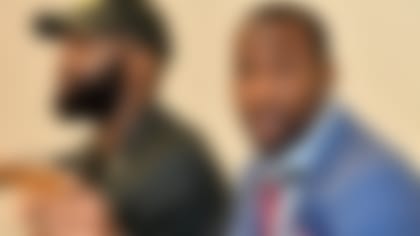 Malcolm Jenkins and Anquan Boldin (left to right) each spent more than a decade as highly productive NFL players. Both made three Pro Bowls, while Jenkins won two Super Bowl titles to Boldin's one.