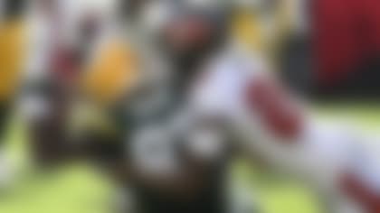 Green Bay Packers' Romeo Doubs gets into the endzone for a touchdown during the first half of an NFL football game =axc=Sunday, Sept. 25, 2022, in Tampa, Fla. (AP Photo/Jason Behnken)